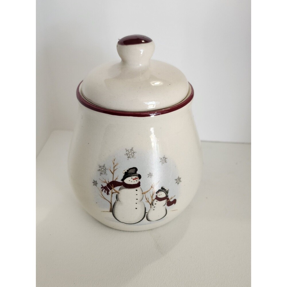 Sugar Bowl with lid Royal Season's Stoneware 5”